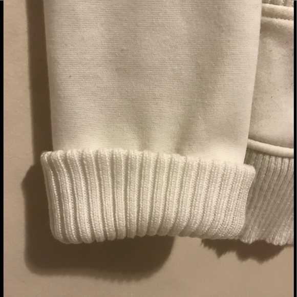 Side zip white/cream sweater urban heritage - Picture 5 of 5